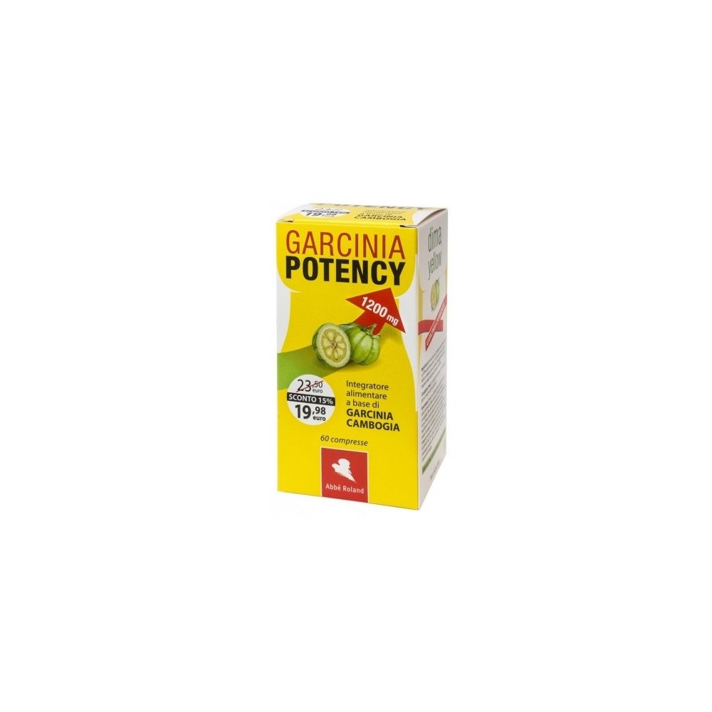 GARCINIA POTENCY 1200 integratore alimentare 60 compresse Abbè Roland