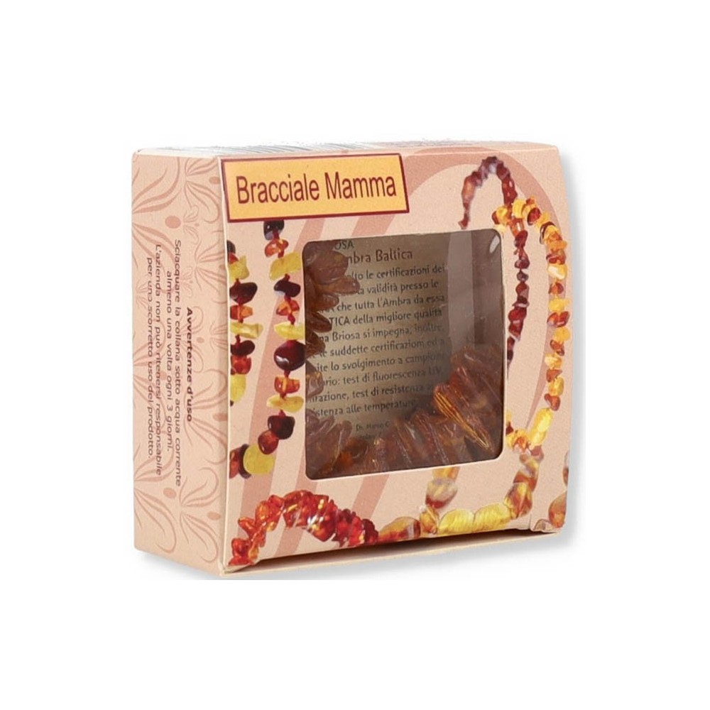 ALMABABY AMBRA BRACCIALETTO MAMMA COGNAC