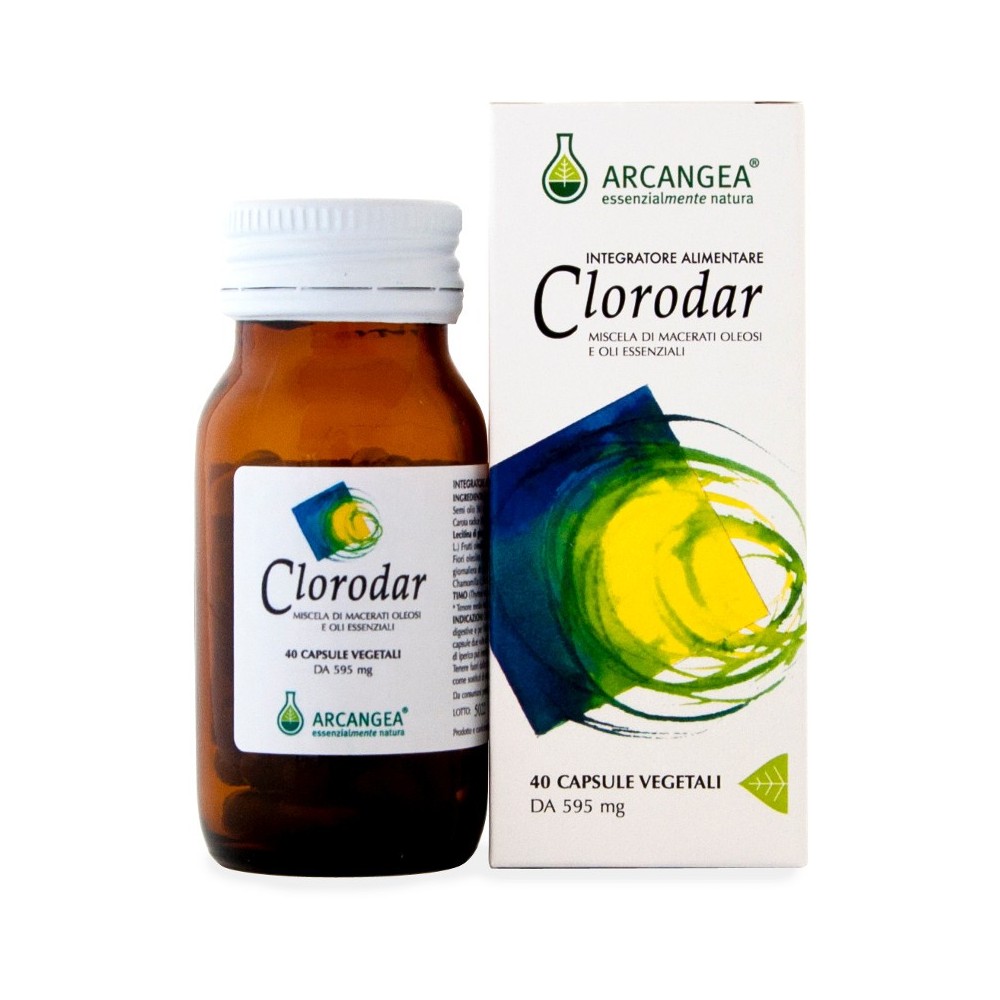 CLORODAR integratore alimentare 40 capsule Arcangea