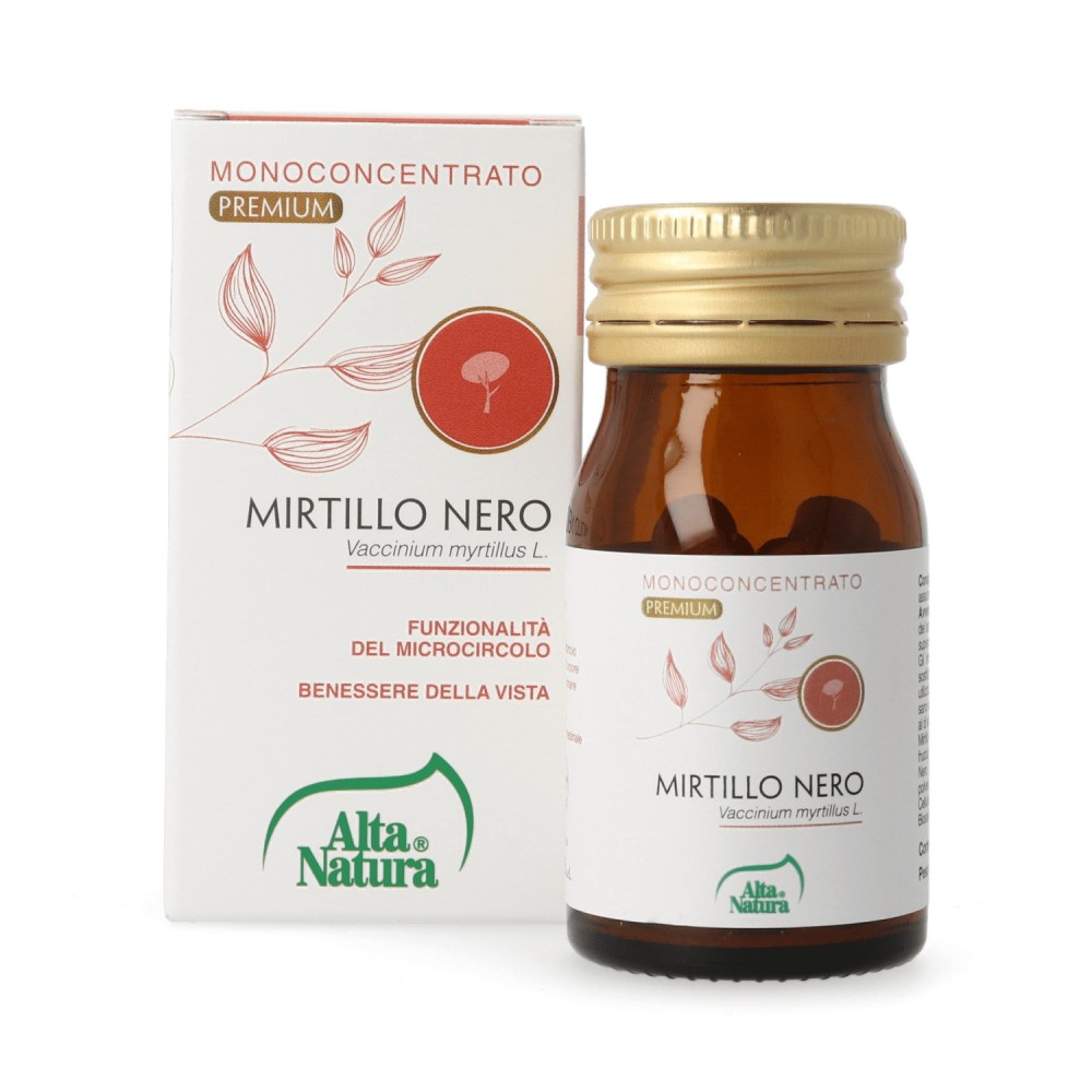 Mirtillo Nero 60 cpr da 450 mg integratore alimentare Alta Natura