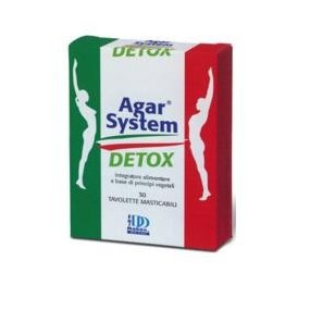 AGAR SYSTEM DETOX 30 TAVOLETTE MASTICABILI