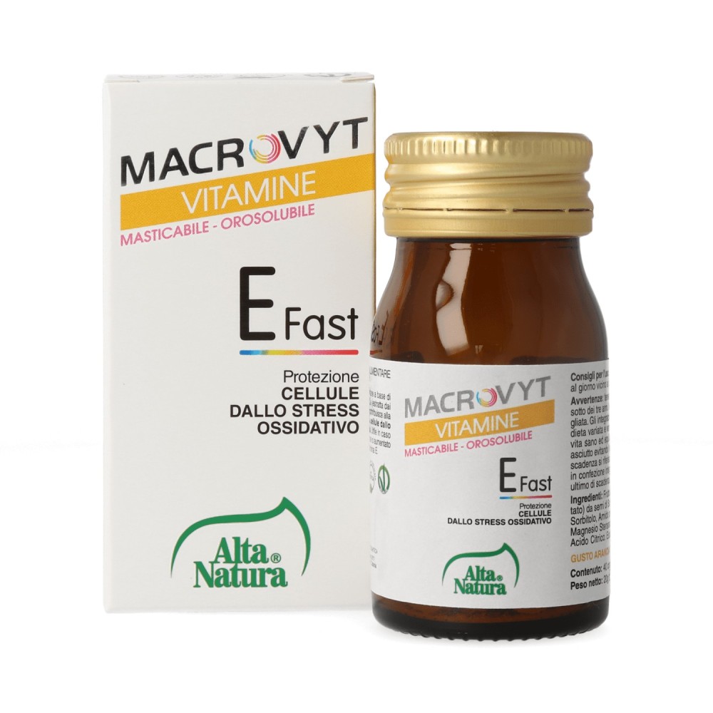 Macrovyt E Fast 40 cpr da 500 mg integratore alimentare Alta Natura