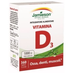 Vitamina D gocce integratore alimentare 11,4 ml Biovita