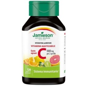 JAMIESON VITAMINA C 1000 MASTICABILE AGRUMI 120 COMPRESSE