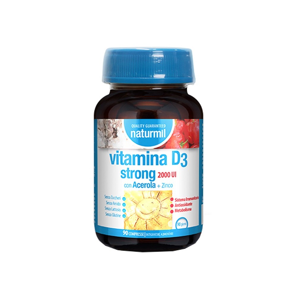 NATURMIL VITAMINA D3 STRONG 2000 UI 90 COMPRESSE