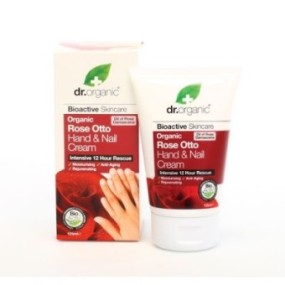 DR ORGANIC ROSE OTTO ROSA HAND NAIL CREAM CREMA MANI 125 ML