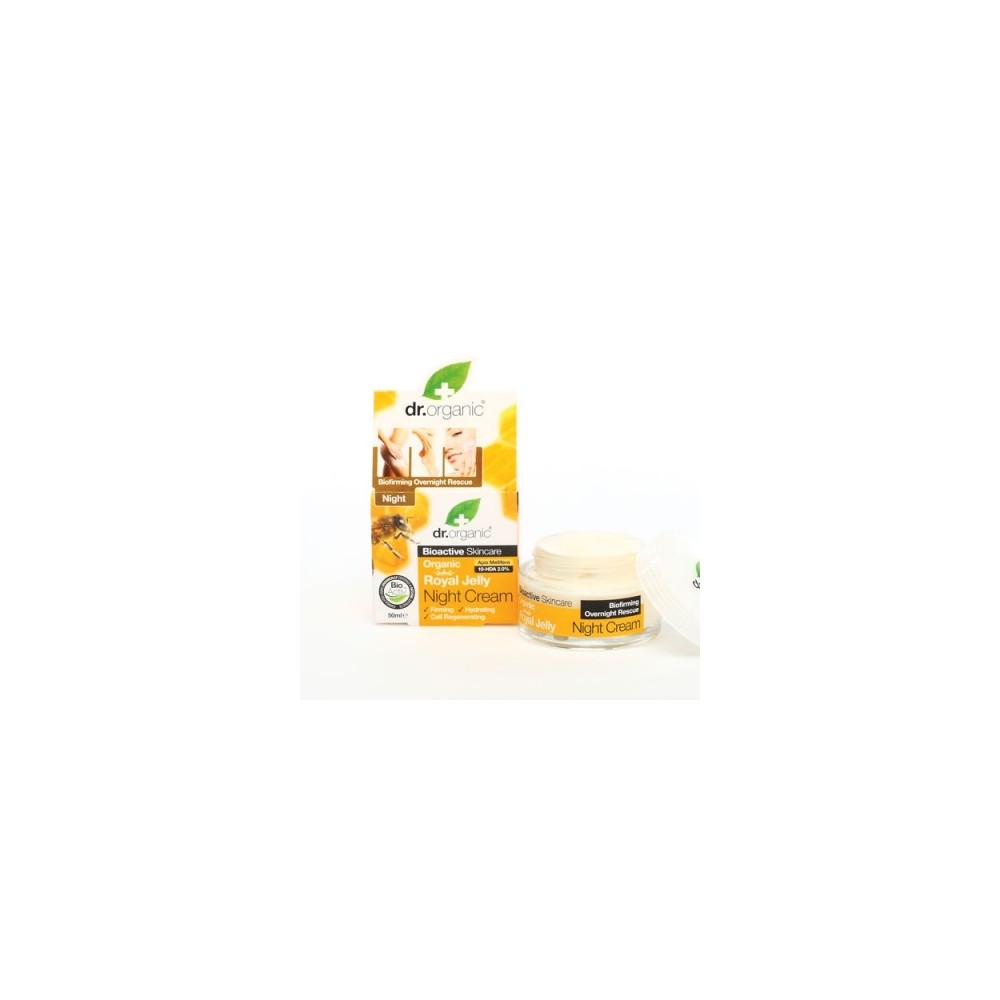 DR ORGANIC ROYAL JELLY PAPPA REALE NIGHT CREAM CREMA VISO NOTTE 50 ML