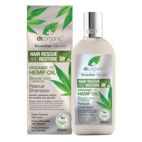 DR ORGANIC HEMP OIL OLIO DI CANAPA RESCUE SHAMPOO RIPARATORE 265 ML