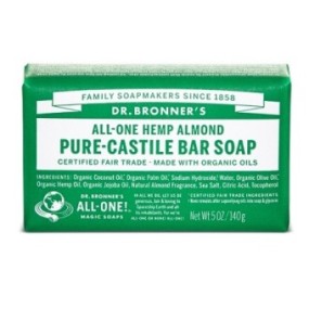 DR BRONNER'S BAR SOAP ALMOND 140 G