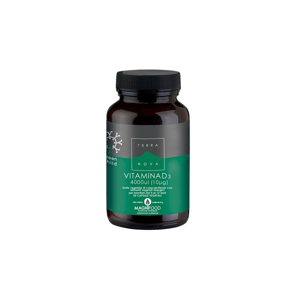 TERRANOVA GREEN CHILD VITAMINA D3 400IU 50 CAPSULE