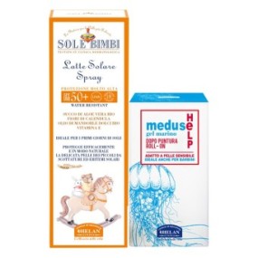 SOLE BIMBI LATTE SOLARE SPRAY SPF50+ 100 ML + MEDUSE HELP GEL MARINO DOPO PUNTURA ROLL ON 25 ML