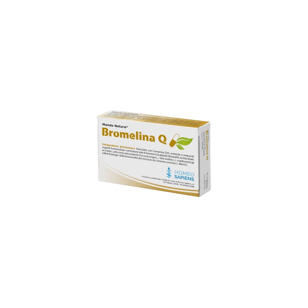 BROMELINA Q MONDO NATURA 30 COMPRESSE