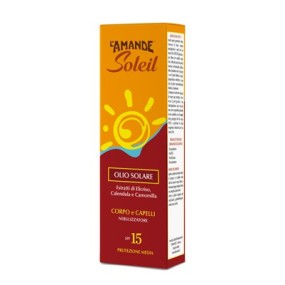 L'AMANDE SOLEIL SPF15 OLIO CORPO CAPELLI 125 ML