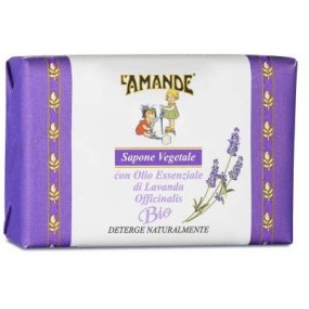 L'AMANDE MARSEILLE SAPONE VEGETALE LAVANDA OFFICINALIS BIO 20 G