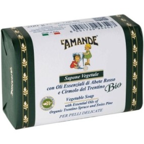 MARSEILLE SAPONE VEGETALE 200 G ABETE ROSSO CIRMOLO TRENTINO BIO