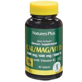 CAL/MAG/VIT D3 con Vitamina K2 integratore alimentare 90 tavolette La Strega