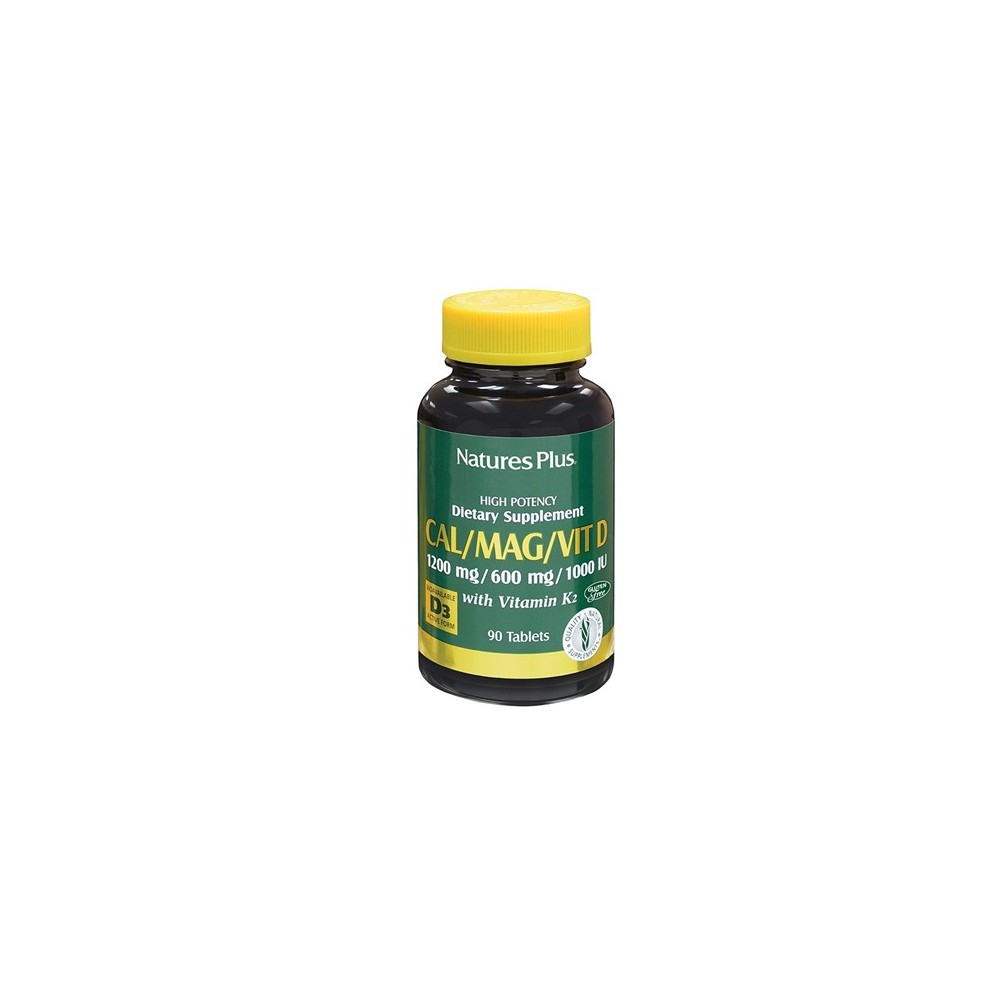 CAL/MAG/VIT D3 con Vitamina K2 integratore alimentare 90 tavolette La Strega