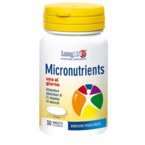 MICRONUTRIENTS integratore alimentare 30 tavolette Long Life