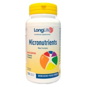 MICRONUTRIENTS integratore alimentare 100 tavolette Long Life