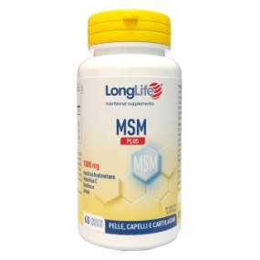 MSM PLUS integratore alimentare 60 tavolette Long Life