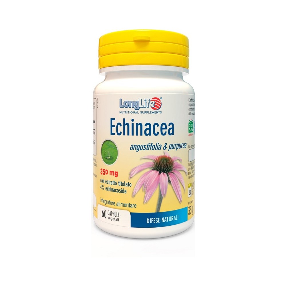 ECHINACEA 4% integratore alimentare 60 capsule Long Life