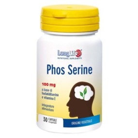 PHOS SERINE integratore alimentare 30 capsule vegetali Long Life