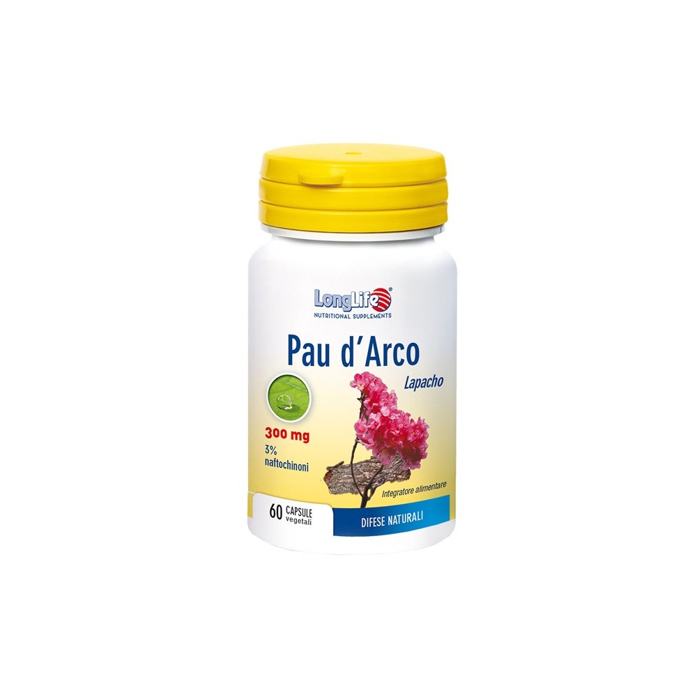 PAU D'ARCO integratore alimentare 60 capsule Long Life