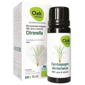 OAK CITRONELLA OLIO ESSENZIALE BIO FLACONE 10 ML