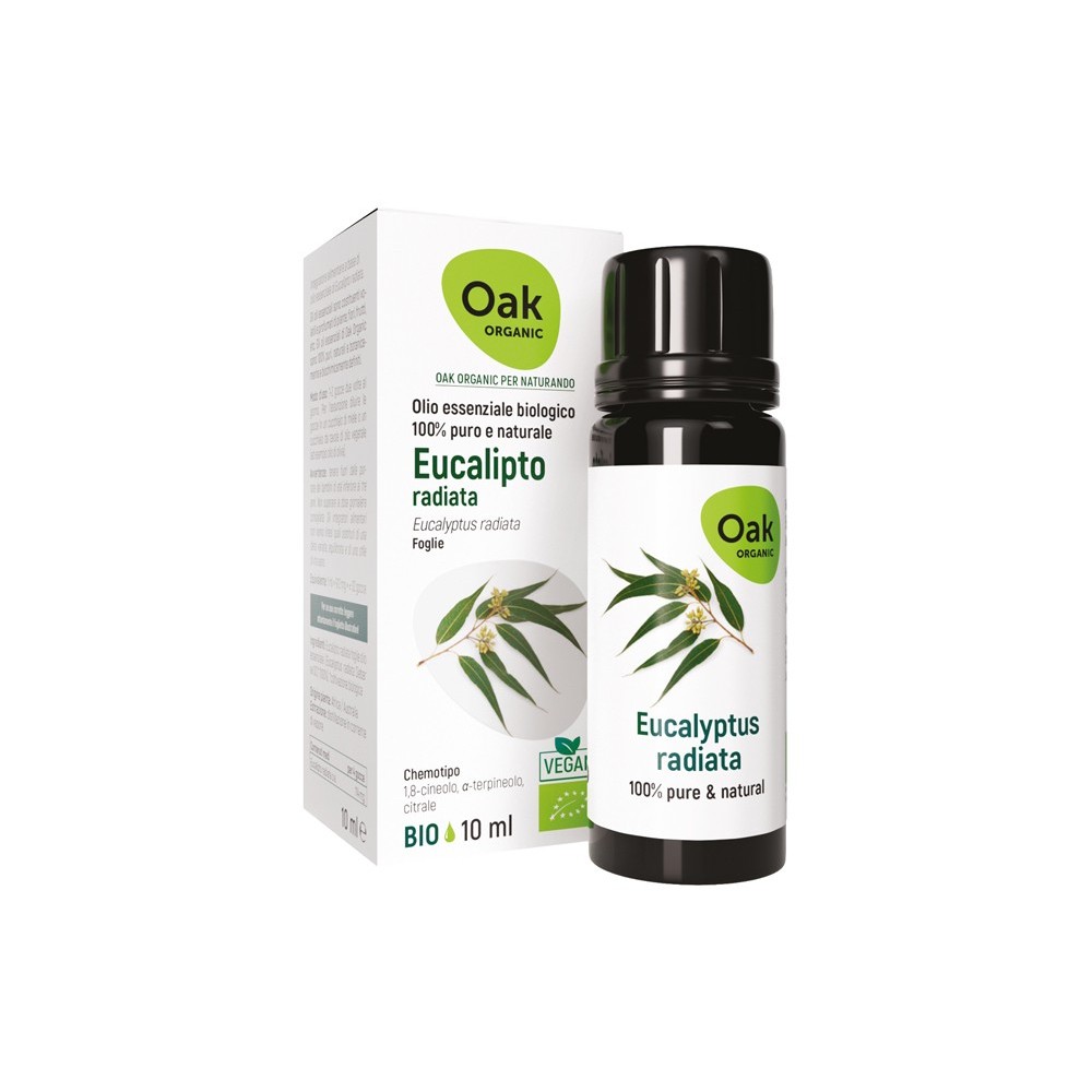 OAK EUCALIPTO RADIATA OLIO ESSENZIALE BIO FLACONE 10 ML