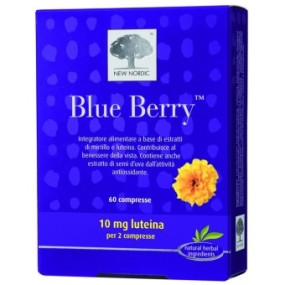 BLUE BERRY integratore alimentare 60 compresse New Nordic