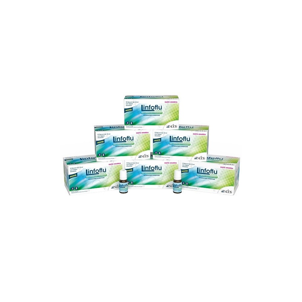 LINFOFLU MULTIPACK CONFEZIONE MULTIPLA DA 6 ASTUCCI X 15 FLACONI DA 10 ML