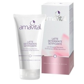 AMAVITAL PELLI DA NORMALI A SECCHE LATTE DETERGENTE SETIFICANTE 150 ML