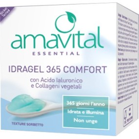 AMAVITAL ESSENTIAL IDRAGEL VISO 365 COMFORT 50 ML