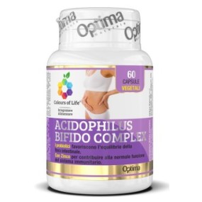 COLOURS OF LIFE ACIDOPHILUS BIFIDO COMPLEX 60 CAPSULE VEGETALI 500 MG