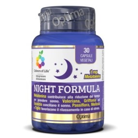 Optima Naturals Night Formula 30 Capsule Vegetali