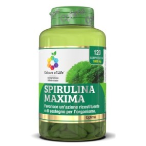 Spirulina Maxima 120 compresse Optima Naturals