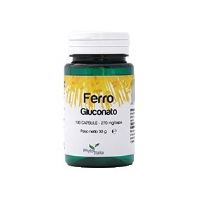 FERRO GLUCONATO integratore alimentare 100 capsule PhytoItalia