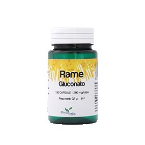 RAME GLUCONATO integratore alimentare 100 capsule PhytoItalia