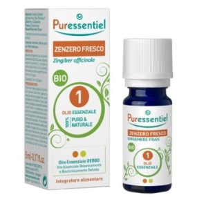 PURESSENTIEL ZENZERO FRESCO OLIO ESSENZIALE BIO 5 ML