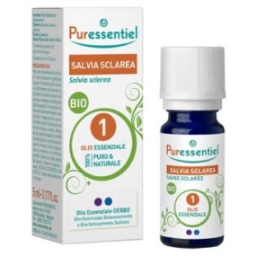 PURESSENTIEL SALVIA SCLAREA OLIO ESSENZIALE BIO 10 ML