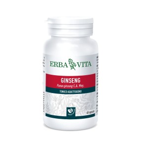 Integratore alimentare Ginseng 60 capsule Erba Vita