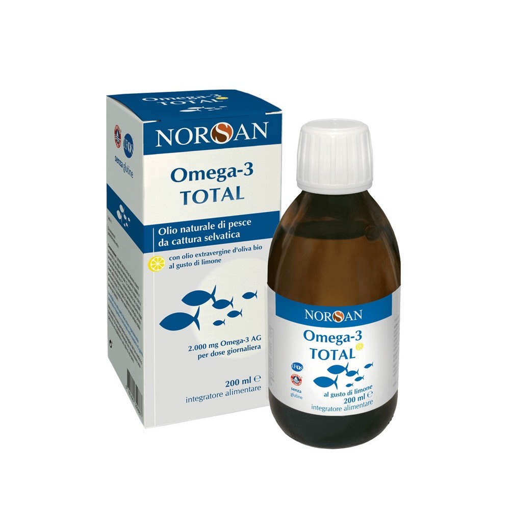 NORSAN OMEGA 3 TOTAL 200 ML GUSTO LIMONE