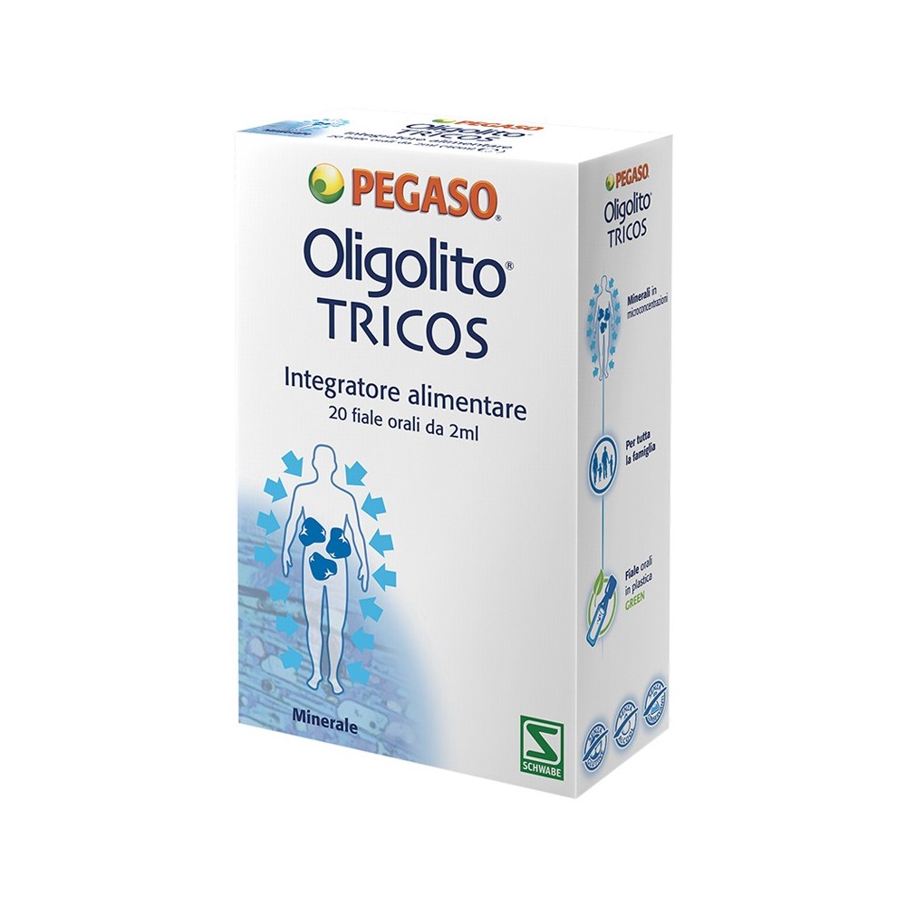 OLIGOLITO® TRICOS integratore alimentare 20 fiale Pegaso