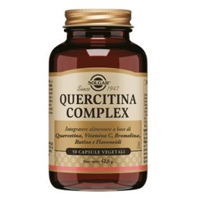 QUERCITINA COMPLEX integratore alimentare 50 capsule vegetali Solgar