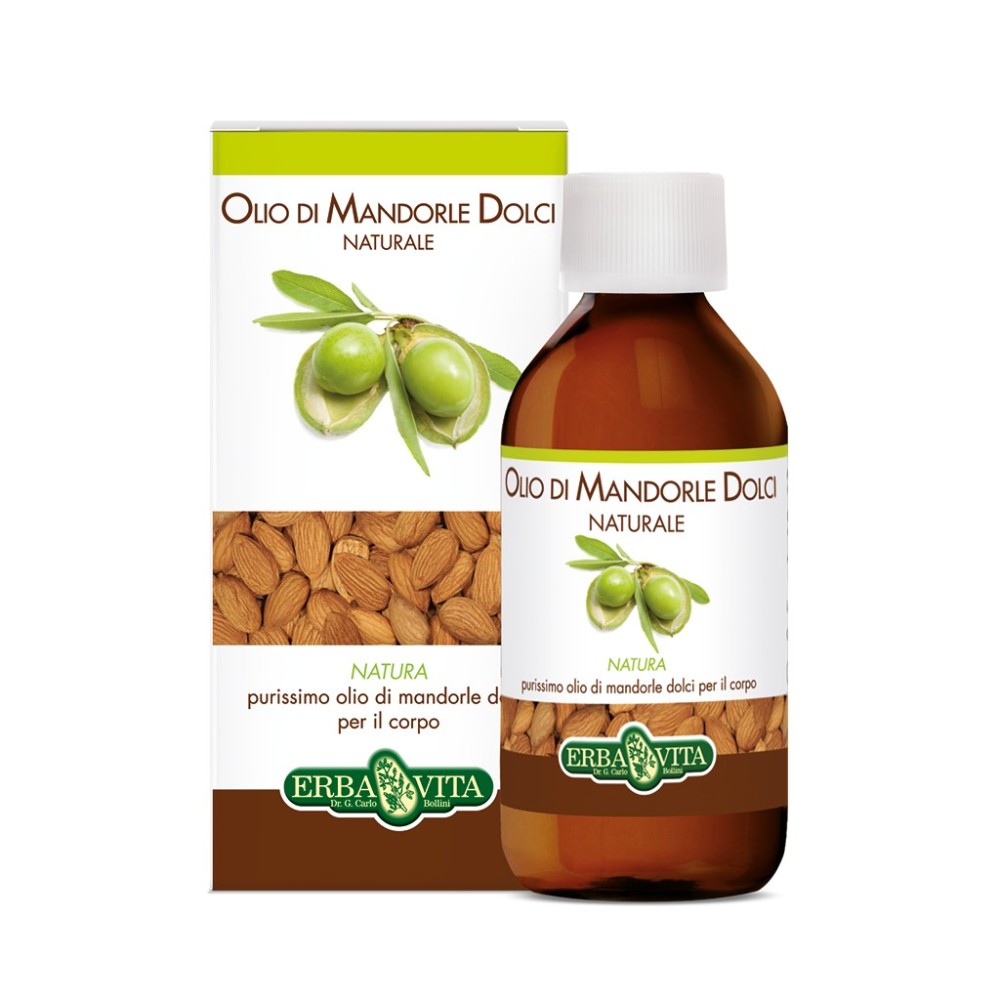 Olio Mandorle dolci Naturale - Natura 250 ml Erba Vita