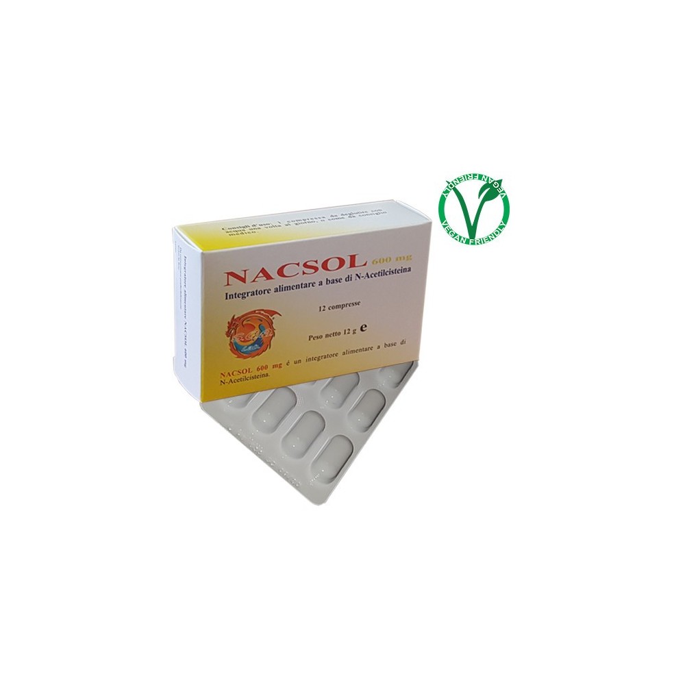 Nacsol 12 g, 12 compresse, blister Herboplanet Integratore alimentare