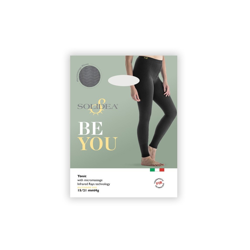 BE YOU TONIC LEGGINGS MASSAGGIANTE COPRENTE NERO S