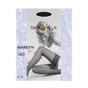 MARILYN 140 SHEER CALZA AUTOREGGENTE SABBIA 1