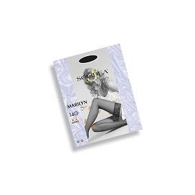 MARILYN 140 SHEER CALZE AUTOREGGENTI BRONZE 1