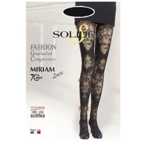 MIRIAM LACE 70 COLLANT FANTASIA NERO 2-M